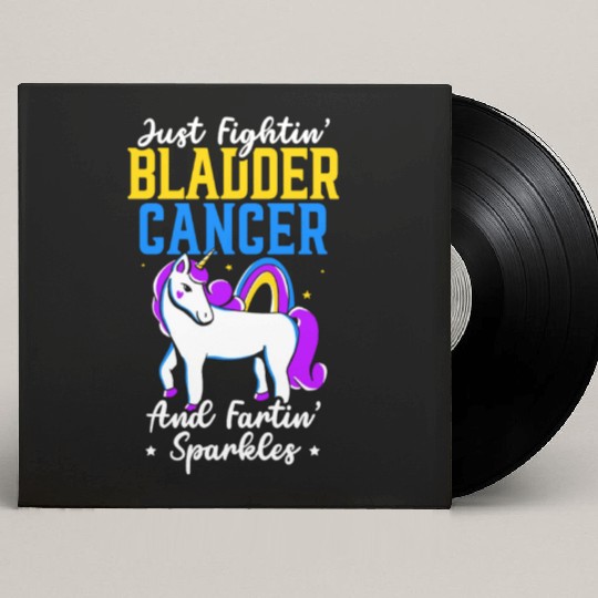 Bladder Cancer Warrior Bladder Cancer Awareness Custom Vinyl Record Sleeves