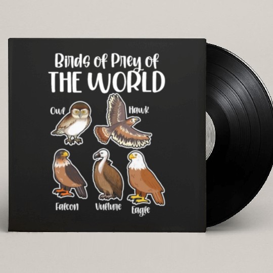 Birds of Prey Of The World Custom Vinyl Record Sleeves