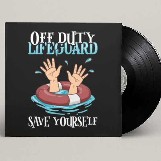 Swimmer Scuba Diving Lifeguard Water Sport Custom Vinyl Record Sleeves
