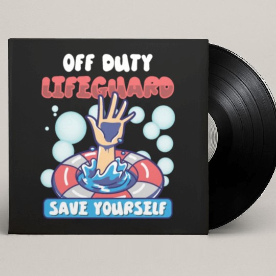 Swimmer Scuba Diving Lifeguard Water Sport Custom Vinyl Record Sleeves