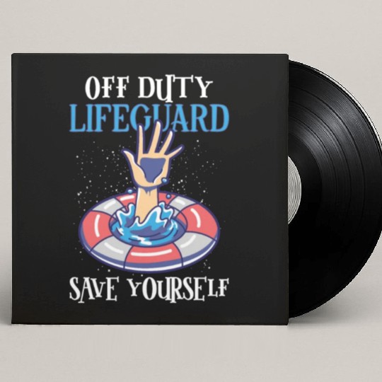 Swimmer Scuba Diving Lifeguard Water Sport Custom Vinyl Record Sleeves