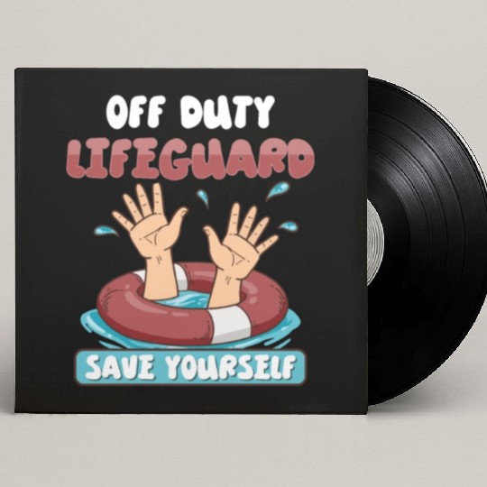 Swimmer Scuba Diving Lifeguard Water Sport Custom Vinyl Record Sleeves