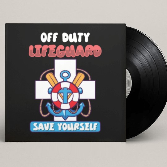 Swimmer Scuba Diving Lifeguard Water Sport Custom Vinyl Record Sleeves