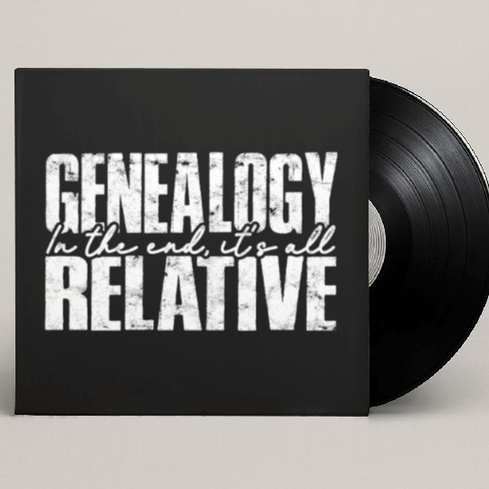 Genealogy Family Historian Ancestry Genealogist Custom Vinyl Record Sleeves