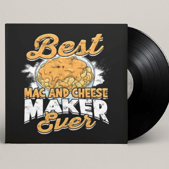 Mac N' Cheese Taster Pasta Food Macaroni Custom Vinyl Record Sleeves