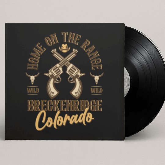 Breckenridge Colorado wild west town Custom Vinyl Record Sleeves