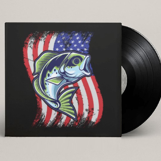 US Bass Fish Custom Vinyl Record Sleeves