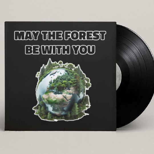 May the Forest Be With You Custom Vinyl Record Sleeves