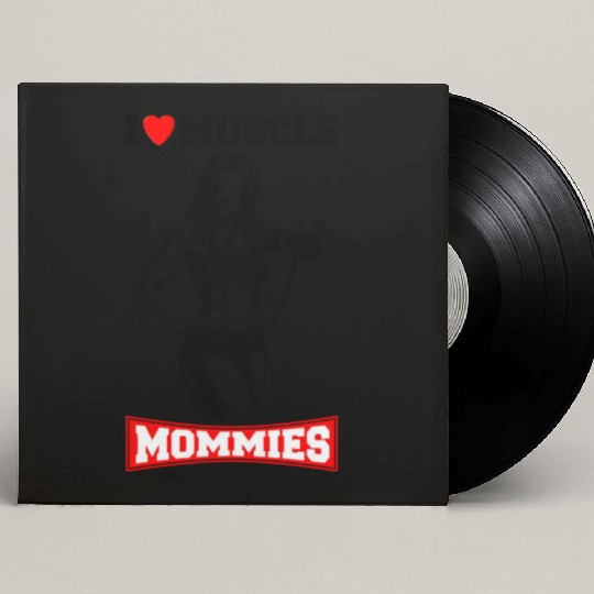 I LOVE MUSCLE MOMMIES Custom Vinyl Record Sleeves