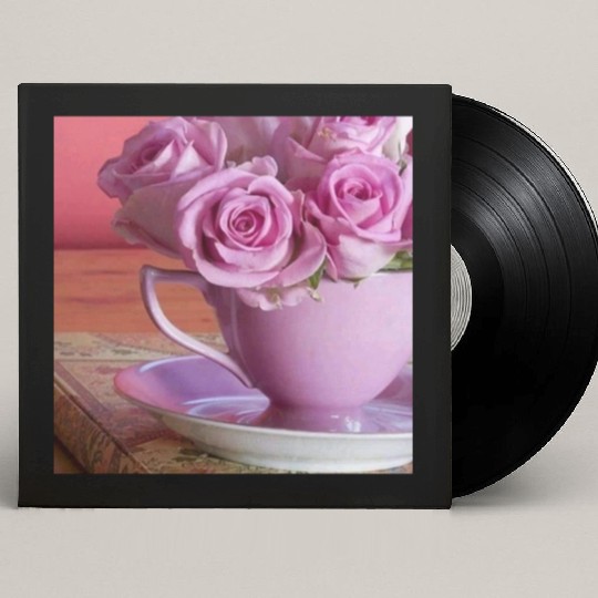 Beautiful Floral print Custom Vinyl Record Sleeves