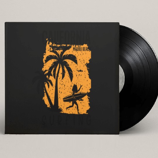 California Malibu Custom Vinyl Record Sleeves