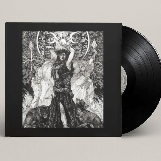 The Goddess Hecate Tarot Card Triple Wiccan Pagan Custom Vinyl Record Sleeves