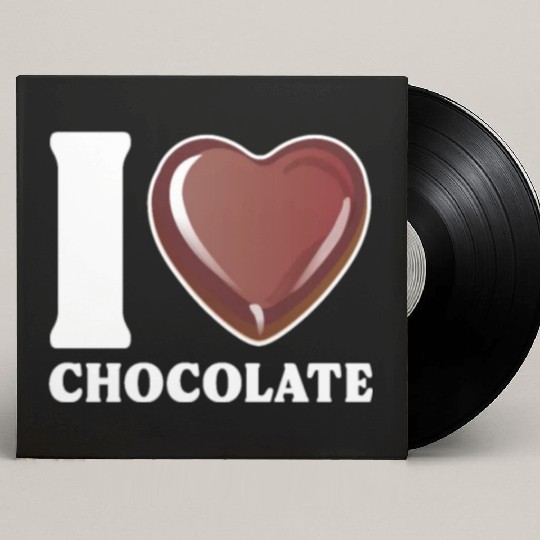 I Love Chocolate Custom Vinyl Record Sleeves