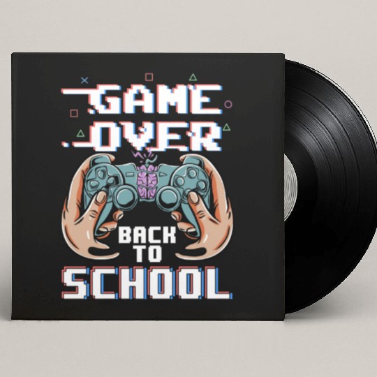 Video Game Controller Back To School Custom Vinyl Record Sleeves