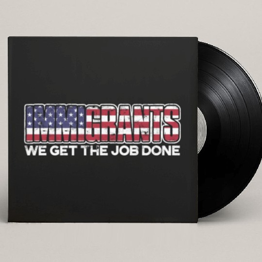 US Immigrant Indigenous USA Immigrants america Custom Vinyl Record Sleeves