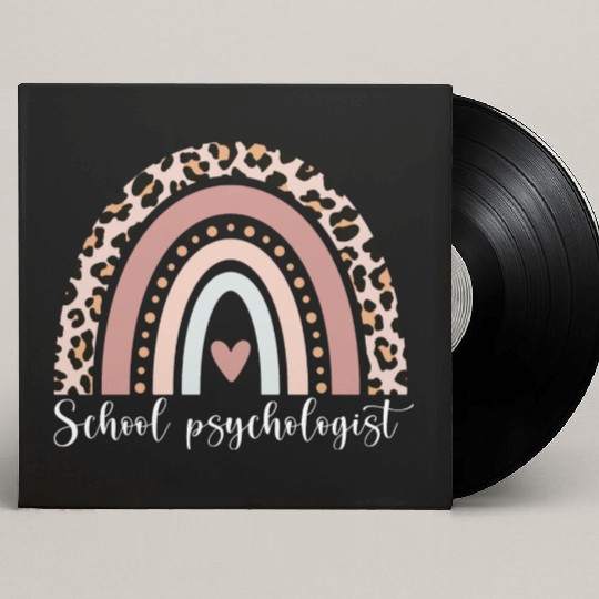 School Psychologist Gift Custom Vinyl Record Sleeves