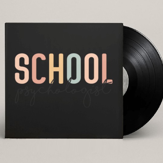 School Psychologist Gift Custom Vinyl Record Sleeves