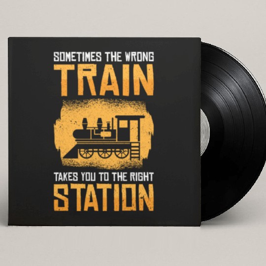Train Transportation Train Lover Train Station Custom Vinyl Record Sleeves