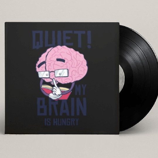 Book Lover Brain Reading Books Literature Custom Vinyl Record Sleeves