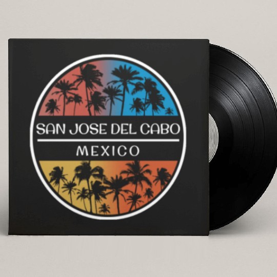 San Jose Del Cabo Mexico Stylish Vacation Custom Vinyl Record Sleeves