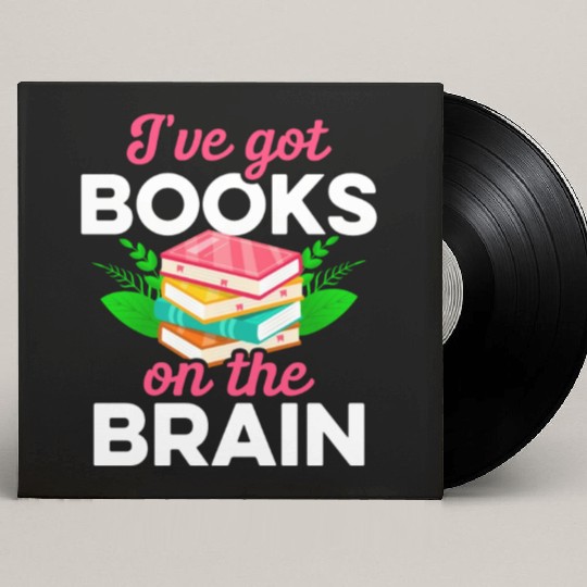 Librarian Bookworm Book Nerd Reading Library Custom Vinyl Record Sleeves