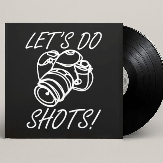 Funny Camera photography quote gift Custom Vinyl Record Sleeves