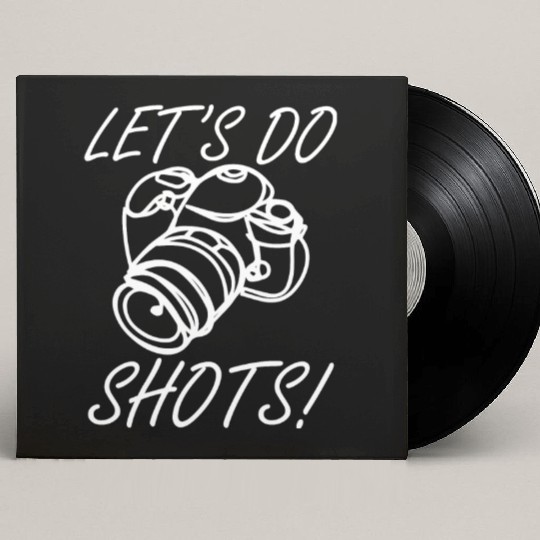 Funny Camera photography quote gift Custom Vinyl Record Sleeves