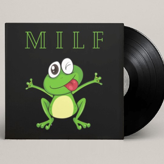 My Friends Frogs Man I Love Frogs Custom Vinyl Record Sleeves