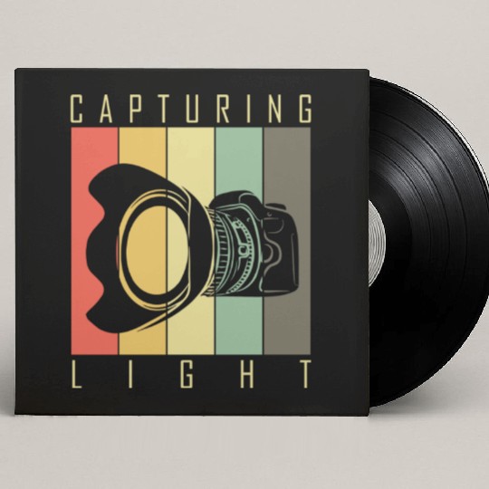 Funny Camera photography quote gift Custom Vinyl Record Sleeves