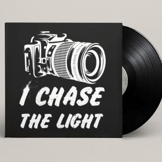 Funny Camera photography quote gift Custom Vinyl Record Sleeves