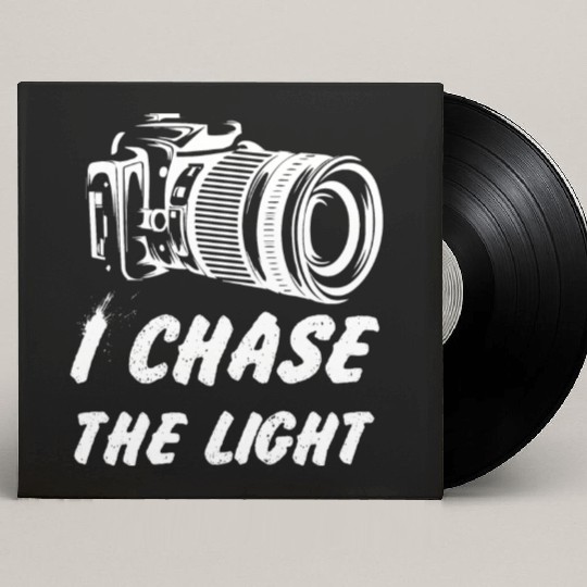 Funny Camera photography quote gift Custom Vinyl Record Sleeves