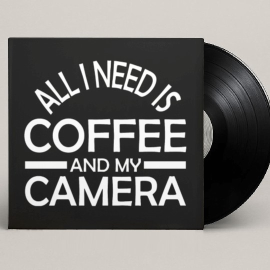 Funny Camera photography quote gift Custom Vinyl Record Sleeves