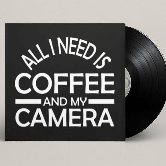 Funny Camera photography quote gift Custom Vinyl Record Sleeves