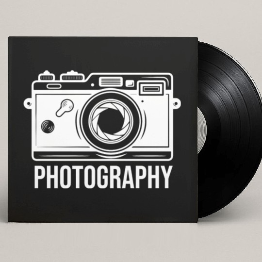 Funny Camera photography quote gift Custom Vinyl Record Sleeves