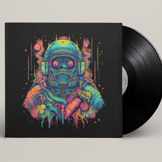 Ape-stronaut Custom Vinyl Record Sleeves