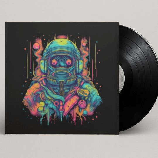 Ape-stronaut Custom Vinyl Record Sleeves