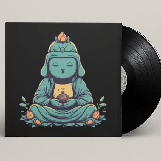 Meditating buddha Custom Vinyl Record Sleeves