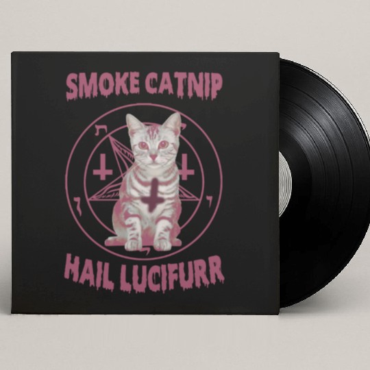 Smoke Catnip Hail Lucifurr Custom Vinyl Record Sleeves