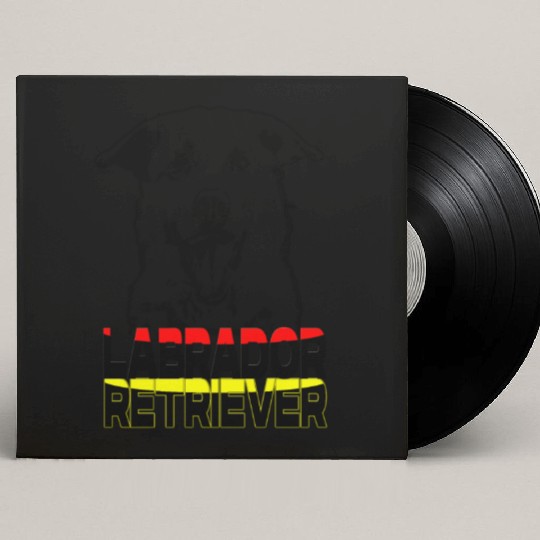 I love my Labrador Retriever, Labrador mom Custom Vinyl Record Sleeves