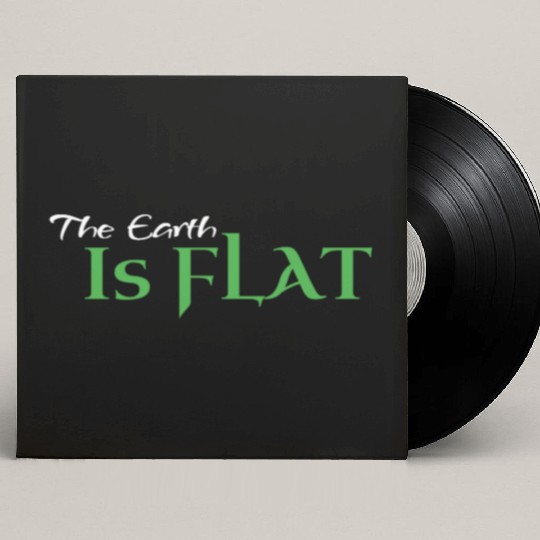 Flat Earth Green Custom Vinyl Record Sleeves