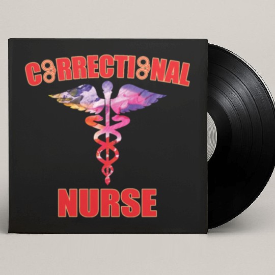 Great Correctional Nurse Design Prison Nurse Custom Vinyl Record Sleeves