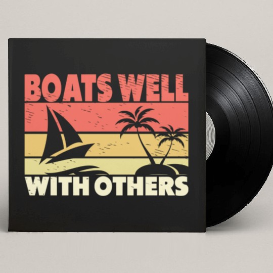 Boating Boat Captains Boating Sailing Cruise Ship Custom Vinyl Record Sleeves