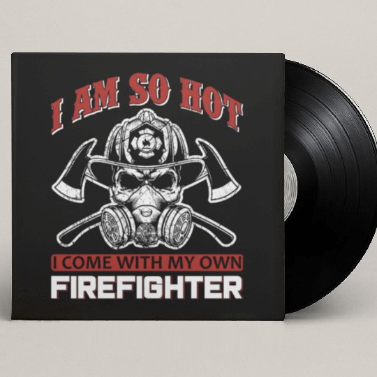 Hot Firefighter Custom Vinyl Record Sleeves