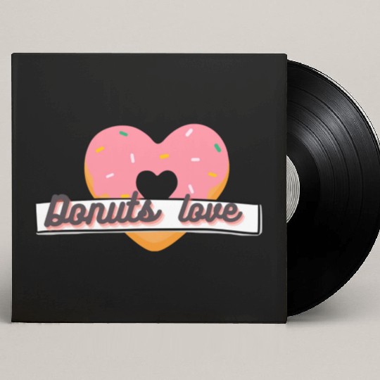 Donuts Lover Custom Vinyl Record Sleeves