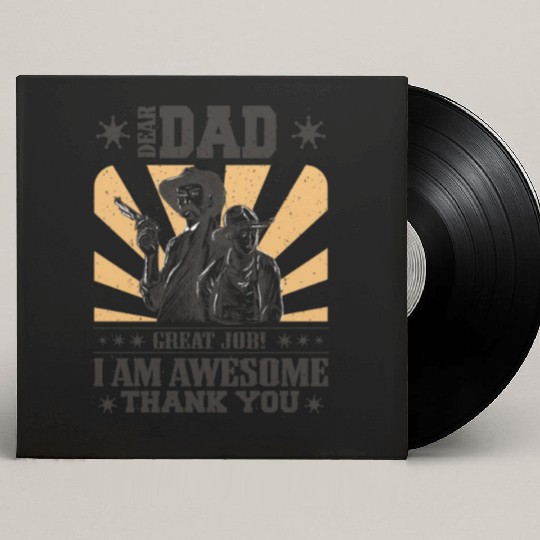 Best Dad, Father's Day And Birthday Custom Vinyl Record Sleeves