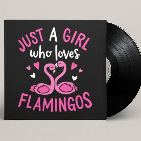 Flamingo Pink Bird Flamingo Lover Custom Vinyl Record Sleeves