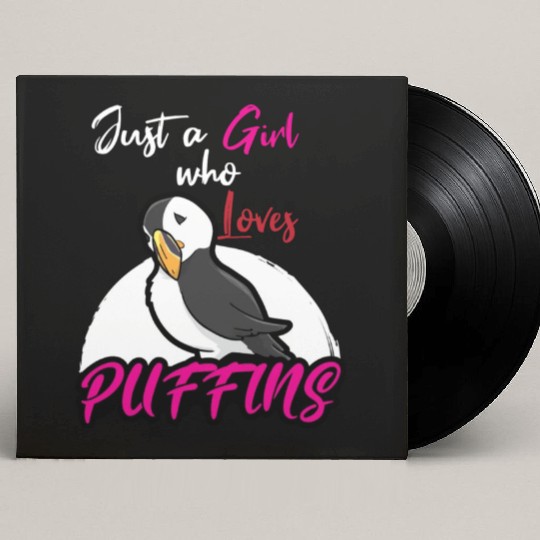 Puffin Lover Puffins Custom Vinyl Record Sleeves