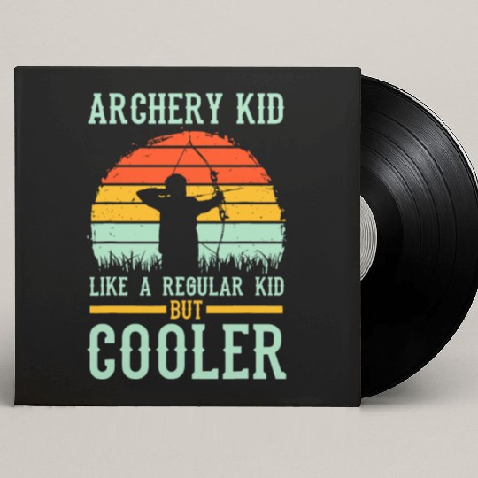 Archery Kid Archer Bowhunter Bowmen Bow Sport Toxo Custom Vinyl Record Sleeves