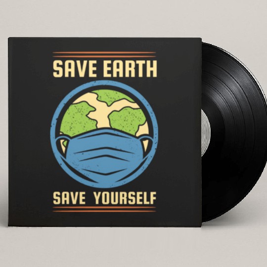 Earth Day Save Earth Save Yourself Pro Environment Custom Vinyl Record Sleeves