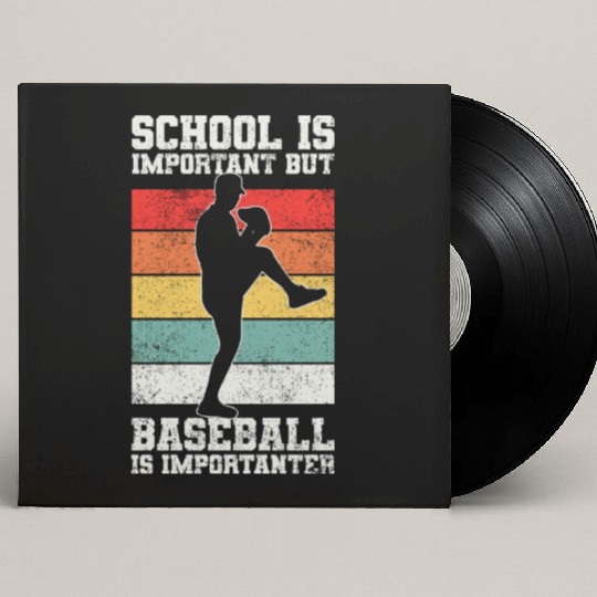 Baseball Pitcher Baseball Player Custom Vinyl Record Sleeves